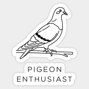Pigeon Enthusiast Sticker